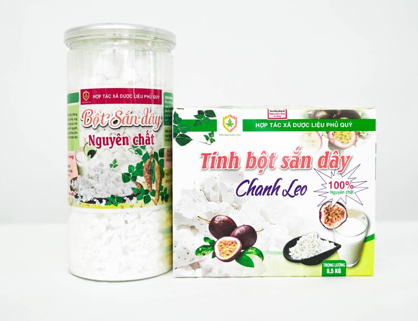 tinh bột sắn dây chanh leo 