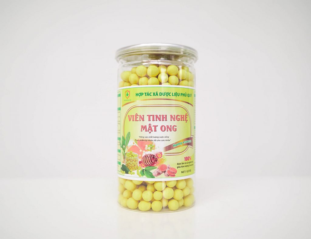 Viên tinh nghệ mật ong