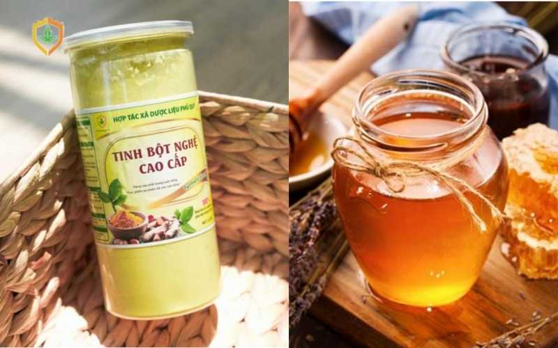 Tăng cân bằng tinh bột nghệ mật ong